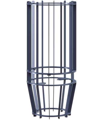 Сетка на трубу AVANGARD 25 Тюльпан под шибер 115 300*770
