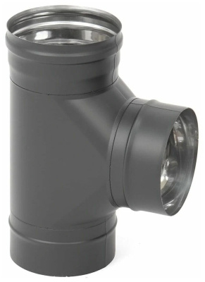 Тройник Термо 87* ТРТ-Р 430-0,8/430 D180/240 Полимер MC Black (t < 200°С)