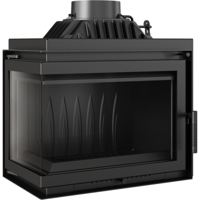 Каминная топка SIMPLE/M/S/L/BS, (угловое стекло слева)